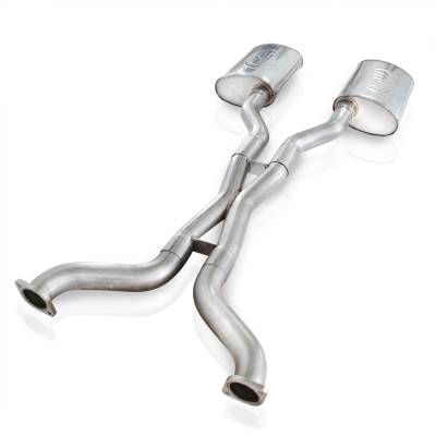 Stainless Works - Stainless Works CRVIC03CBNTL 2.5" S-Tube Exhaust System 03-11 Crown Vic