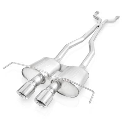 Stainless Works - Stainless Works CTSV9CPCB Cadillac CTS-V 2009-15 Exhaust 3" Dual S-Tube System