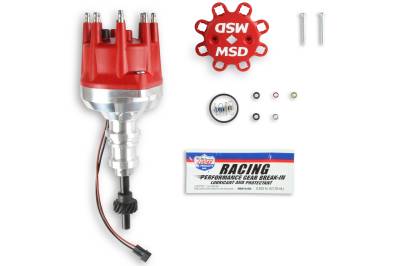 MSD - MSD Ignition 85797 Pro-Billet Distributor for Ford 289-302/Steel Gear/Hi-Ram