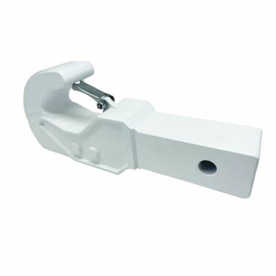 Royal Hooks - Royal Hooks Billet Aluminum 2" Hitch Hook Tow Hook White RHO-12007-WH