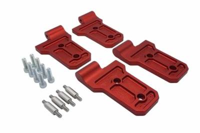 Royal Hooks - Royal Hooks Billet Aluminum Door Hinges Red for Wrangler JL/JT RHO-12015-RD