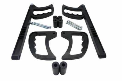 Royal Hooks - Royal Hooks Aluminum Interior Grab Handles Black for Wrangler JK RHO-12009-BK