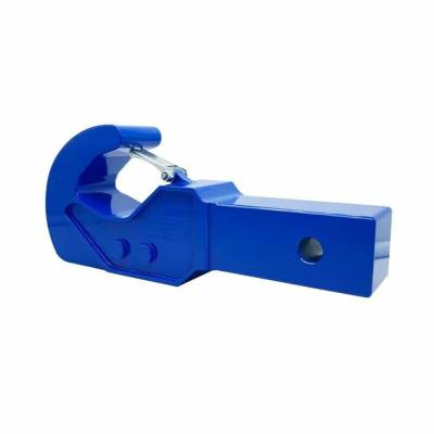 Royal Hooks - Royal Hooks Billet Aluminum 2" Hitch Hook Tow Hook Blue RHO-12007-BL