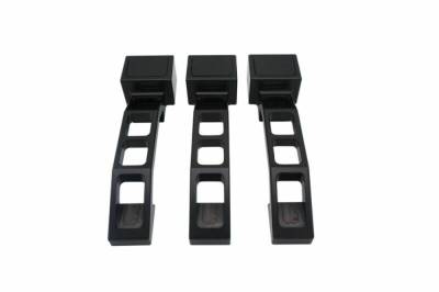 Royal Hooks - Royal Hooks Billet Aluminum Door Handles Black for JK 2DR RHO-12011-BK-3