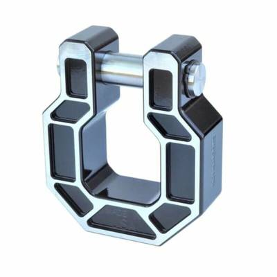 Royal Hooks - Royal Hooks Royal Show Shackle D-Ring Hook Black/Milled Pair RHO-12017-BKM-2