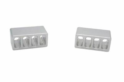 Royal Hooks - Royal Hooks Billet Aluminum Hood Bumpers Raw for Wrangler TJ/JK RHO-12010-RW