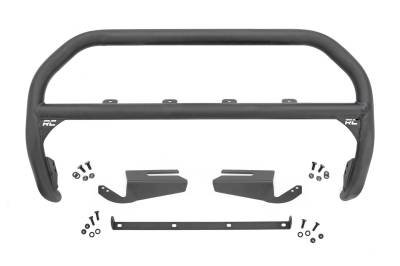 Rough Country Suspension Systems - Rough Country 51100 Black Front Bumper Nudge Bar for 21-25 Ford Bronco