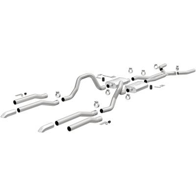MagnaFlow Exhaust Products - MagnaFlow 19303 Street Series Straight-Through Stainless Crossmember-Back System