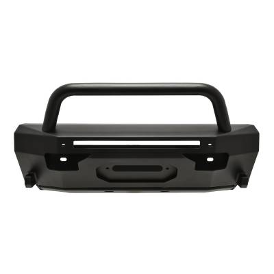 Westin - Westin 58-411155RBK Bumper w/Round Bull Bar for 14-24 4Runner Exc Limited