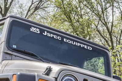 JKS Manufacturing - JKS JKS11527 JSPEC Equipped 36" Windshield Decal for Jeep