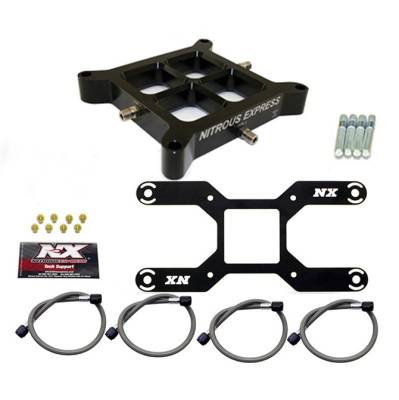 Nitrous Express - Nitrous Express NX642 DUAL STAGE BILLET CROSSBAR PLATE CONV 50-800HP 4150 FLANGE