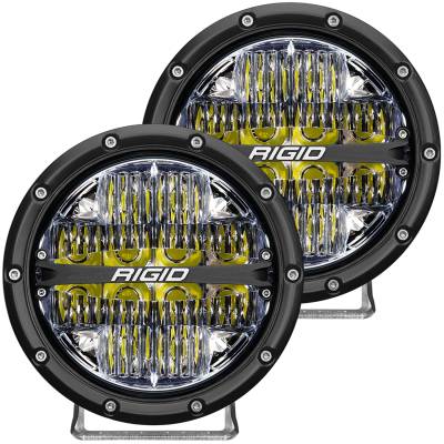 Rigid Industries - Rigid Industries 36204 360-Series 6" Drive LED Light White Backlight Pair