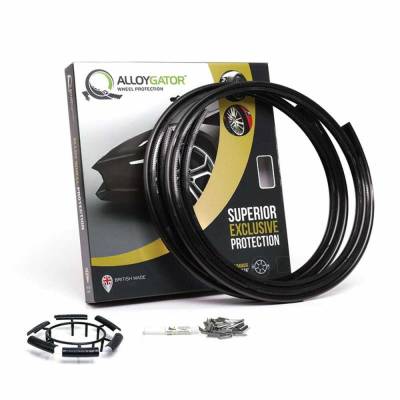 AlloyGator - AlloyGator K4BLCKEXC EXCLUSIVE Series Wheel Lip Protectors-Set of 4 Black