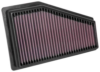 K&N - K&N 33-5089 Drop-In Replacement Air Filter for 19-21 Jeep Cherokee