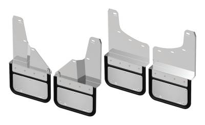 Gatorback - Gatorback 12" Black Front/Rear Mud Flap Set Sierra HD GCS200K-SS