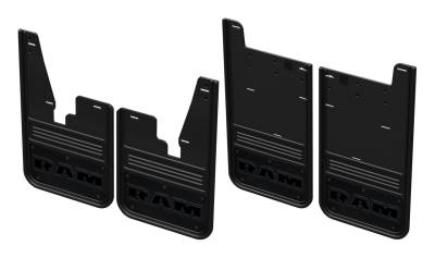 Gatorback - Gatorback 12" Black Front/Rear Mud Flap Set for Ram 2500/3500 GCR37K-RTA