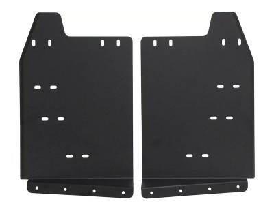 Gatorback - Gatorback 12" Rear Mud Flap Brackets-Silver Ford Super Duty GB756706