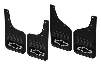 Gatorback - Gatorback 12" Black Front/Rear Mud Flap Set Silverado HD GCR202K-BTW