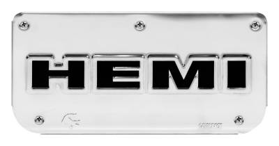 Gatorback - Gatorback Replacement 12" Mud Flap Plate Stainless for Hemi Logo GB755457