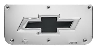 Gatorback - Gatorback Replacement 14" Mud Flap Plate Stainless Bowtie Logo GB755702BT