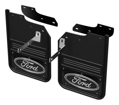 Gatorback - Gatorback 12" Black Front Mud Flaps Ford F450 Super Duty GCR41F-3