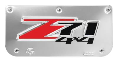 Gatorback - Gatorback Replacement 12" Mud Flap Plate Stainless Z-71 Logo GB755512