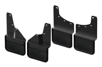 Gatorback - Gatorback 12" Black Front/Rear Mud Flap Set Sierra HD GCAA200K-AA