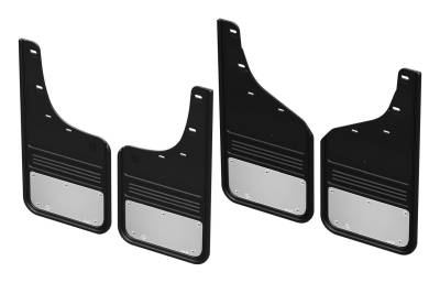 Gatorback - Gatorback 12" Black Front/Rear Mud Flap Set Silverado HD GCR202K-SS