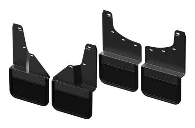 Gatorback - Gatorback 12" Black Front/Rear Mud Flap Set Sierra HD GCAA200K-BK