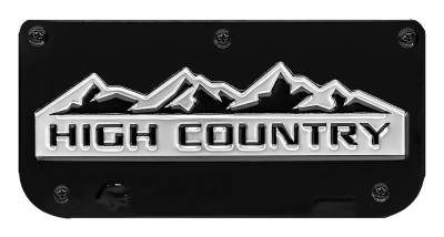 Gatorback - Gatorback Replacement 12" Mud Flap Plate Black High Country Logo GB759222