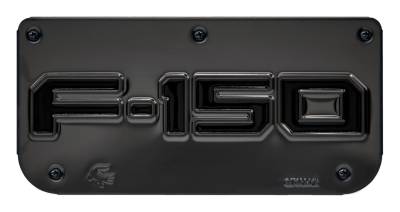 Gatorback - Gatorback Replacement 12" Mud Flap Plate Gunmetal F150 Logo GM769447