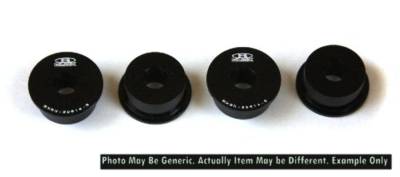 BLOX - BLOX Racing BXSS-20614-BK Steering Rack Rigid Bushing Kit Black for Honda S2000