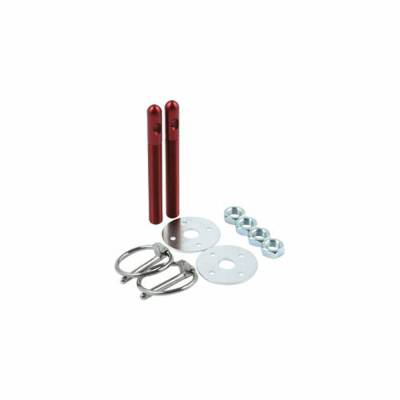 Allstar Performance - Allstar ALL18481 Aluminum Hood Pin Kit Red
