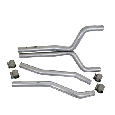 BBK Performance Parts - BBK Performance 4023 2.75" Long X-Pipe w/o Converters for 10-15 Camaro SS