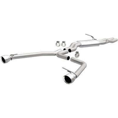 MagnaFlow Exhaust Products - MagnaFlow 15378 Touring Series Stainless Cat-Back System for 14-17 Audi Q5