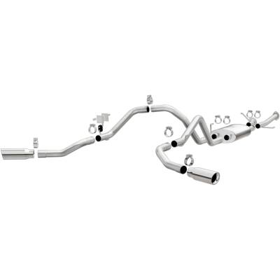 MagnaFlow Exhaust Products - MagnaFlow 19232 Street Series Stainless Cat-Back System for 09-21 Toyota Tundra