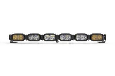 Morimoto - Morimoto BAR-1ROW-012 24" 6-Pod HXB 1 Row Banger Bar LED Light Bar White/Yellow
