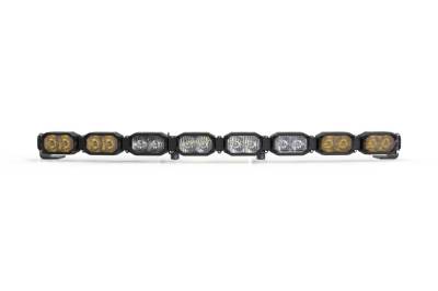 Morimoto - Morimoto BAR-1ROW-018 31" 8-Pod HXB 1 Row BangerBar LED Light Bar White/Yellow
