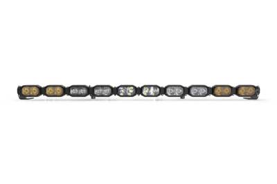 Morimoto - Morimoto BAR-1ROW-024 40" 10-Pod HXB 1 Row BangerBar LED Light Bar White/Yellow