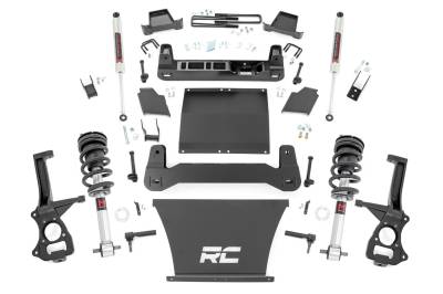 Rough Country Suspension Systems - Rough Country 4" Suspension Lift Kit 19-24 AT4/Trailboss 1500 Gas 27540