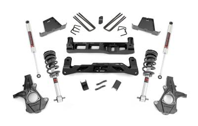 Rough Country Suspension Systems - Rough Country 7.5" Suspension Lift Kit 07-13 Silverado/Sierra 1500 RWD 26340