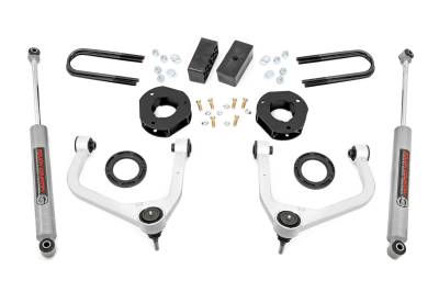 Rough Country Suspension Systems - Rough Country 3.5" Suspension Lift Kit 19-24 Sierra 1500 Gas 28830