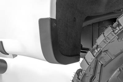 Rough Country Suspension Systems - Rough Country OEM Mud Flap Removal Kit Black 19-24 Silverado 1500 13002