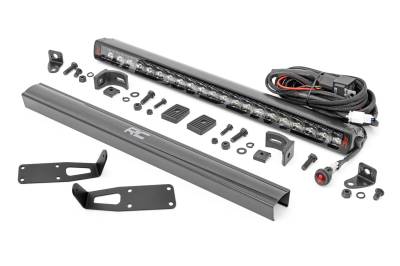 Rough Country Suspension Systems - Rough Country 80568 Bumper Mount 20" LED Light Bar Kit for 10-18 Ram HD