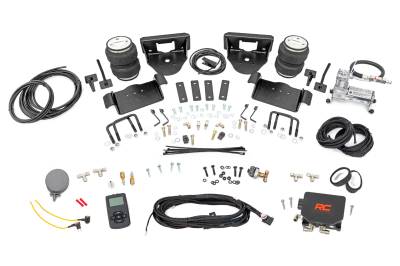 Rough Country Suspension Systems - Rough Country 10008WC Rear Air Spring Kit w/Compressor 0-6" Lift for 04-14 F150