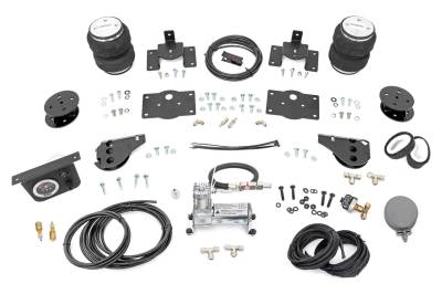 Rough Country Suspension Systems - Rough Country Rear Air Spring Kit w/Compressor for 09-18 Ram 1500 4WD 100324C