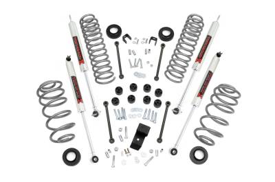 Rough Country Suspension Systems - Rough Country 64240 3.25" Suspension Lift Kit for 97-02 Jeep Wrangler TJ 4.0L