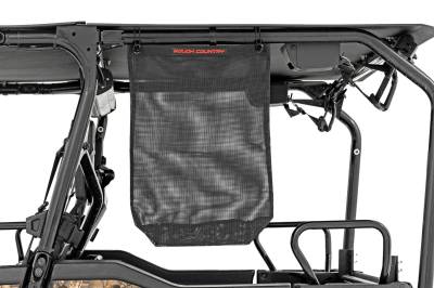 Rough Country Suspension Systems - Rough Country Universal UTV Mesh Trail Bag Black 99029
