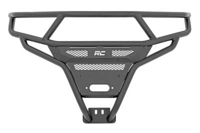 Rough Country Suspension Systems - Rough Country 93117 Tubular Black Front Bumper for Polaris RZR XP1000