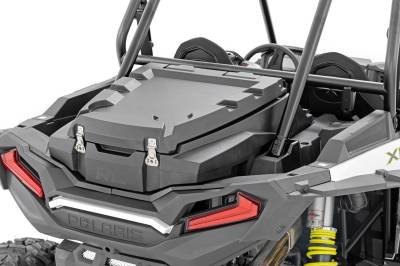 Rough Country Suspension Systems - Rough Country 93026A Rear Bed Cargo Storage Box Black for Polaris RZR 1000